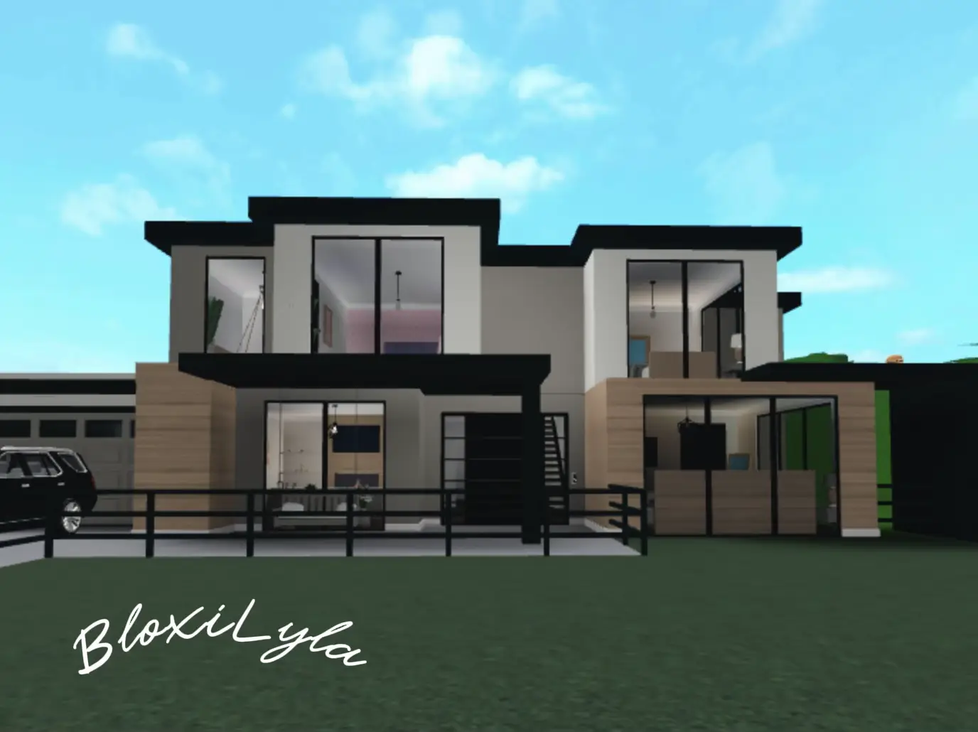 Bloxburg French Modern House - Lemon8 Search