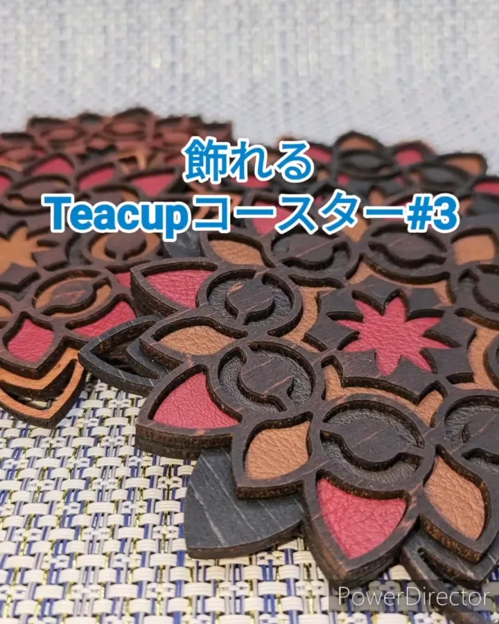 飾れるTeacupコースター#3 | HiR_ハンドメイド雑貨の投稿動画 | Lemon8