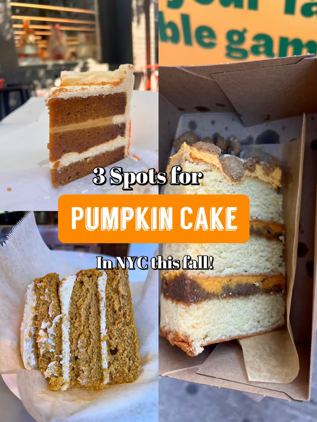3 Spots for🎃 Pumpkin 🎃Cake in NYC This Fall Gallery posted by Frugal Foodies Lemon8
