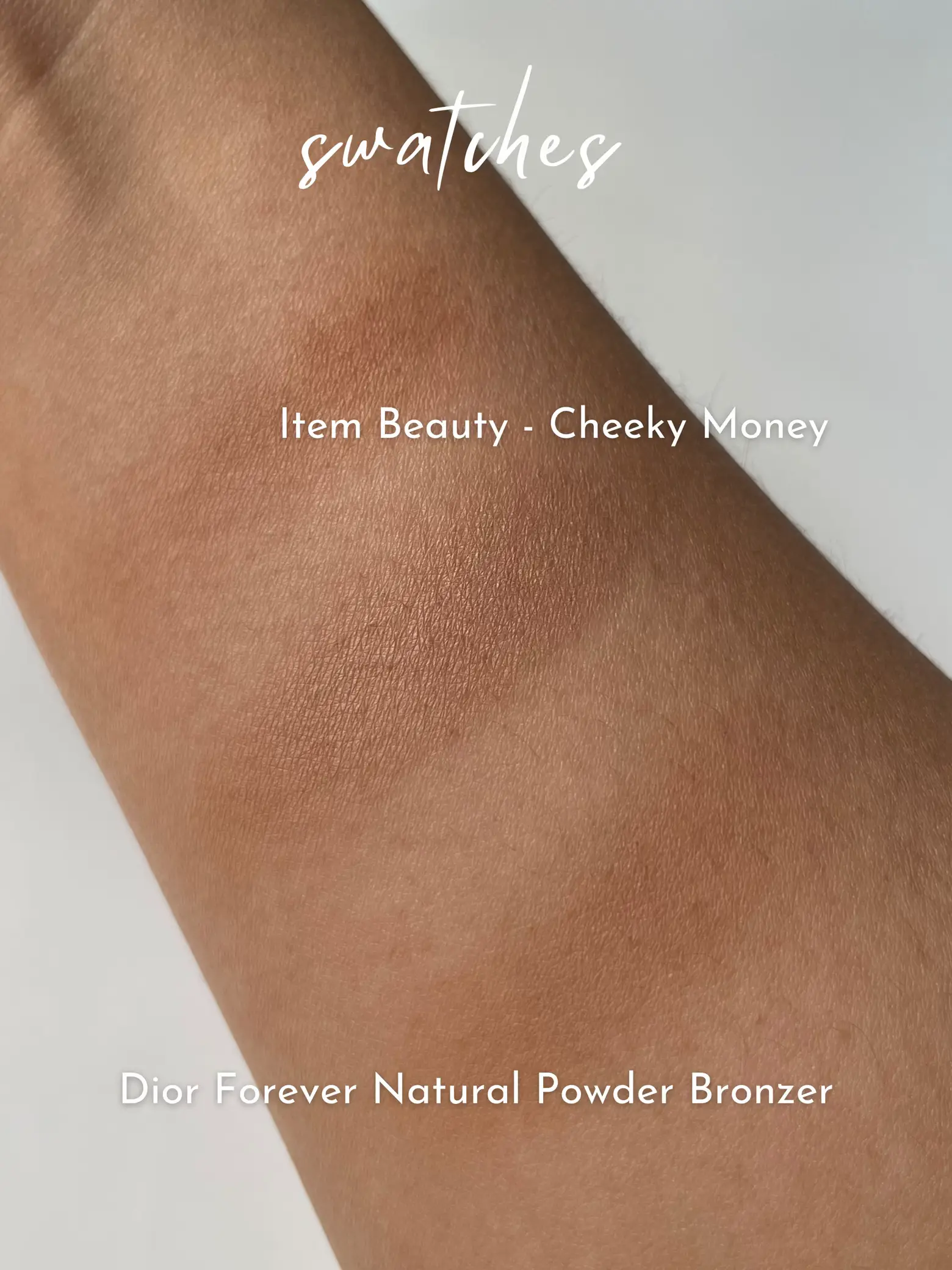 Dior bronzer outlet swatches