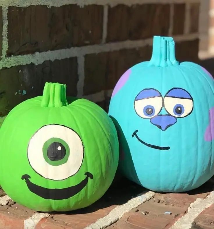 monsters inc pumpkin carving sully