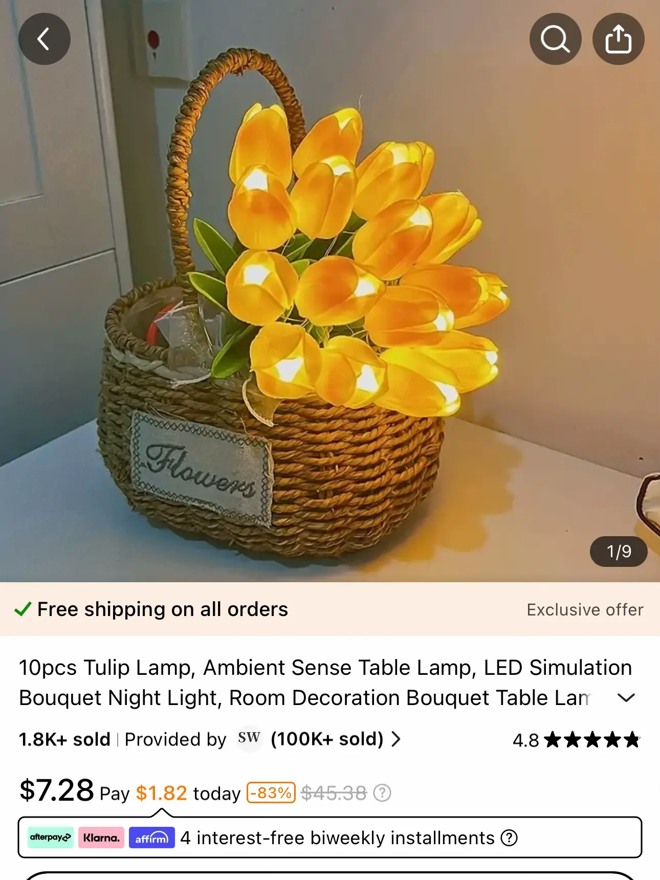 temu flower lamp - Lemon8 Search