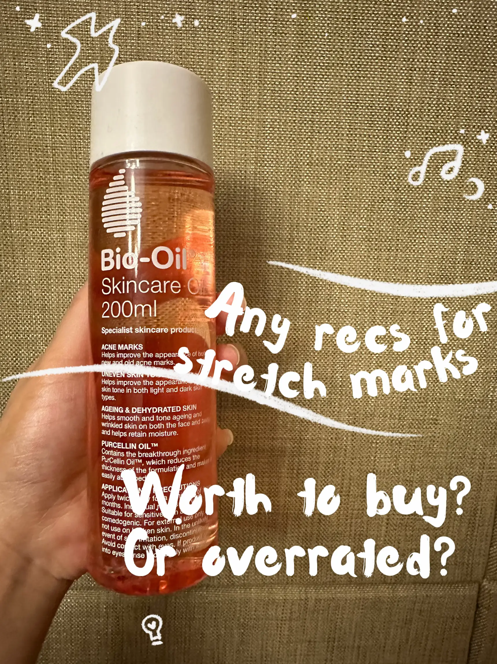 Our Original Skincare Oil is a staple 😉 The list of benefits goes, bio oil  
