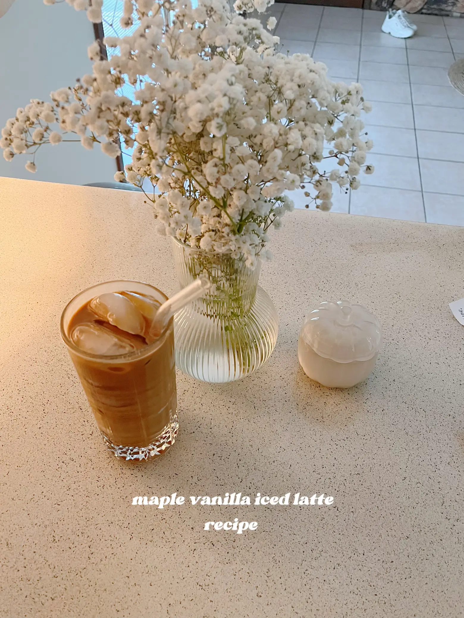 how to use the breville barista express + iced vanilla latte