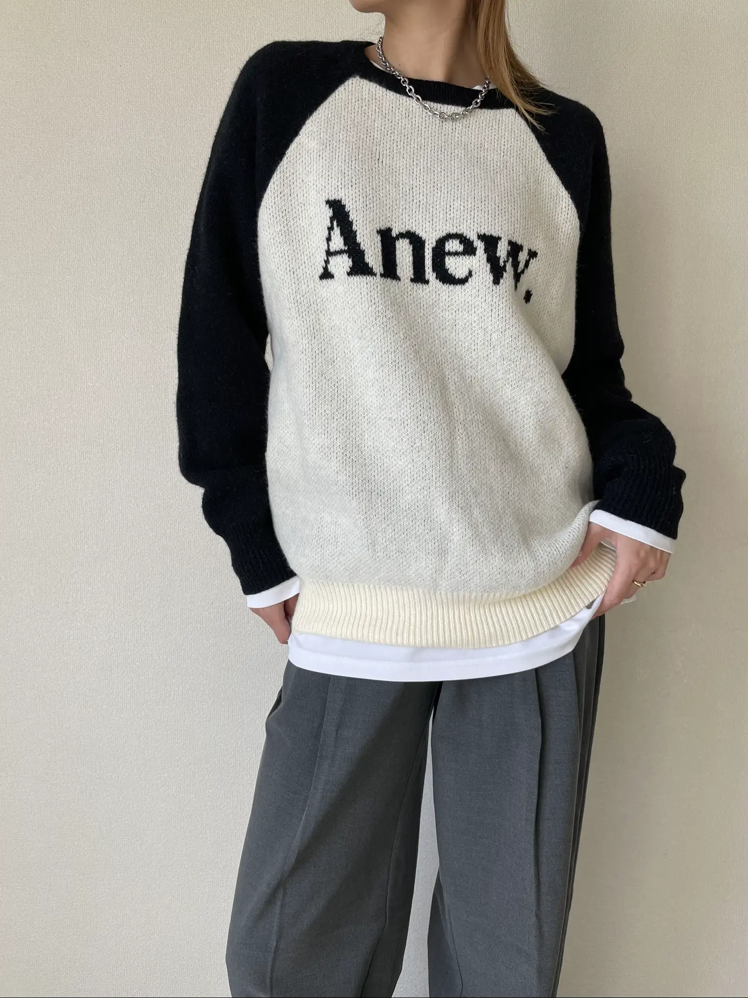 anewトップス白と黒♡2枚まとめました 【公式通販】