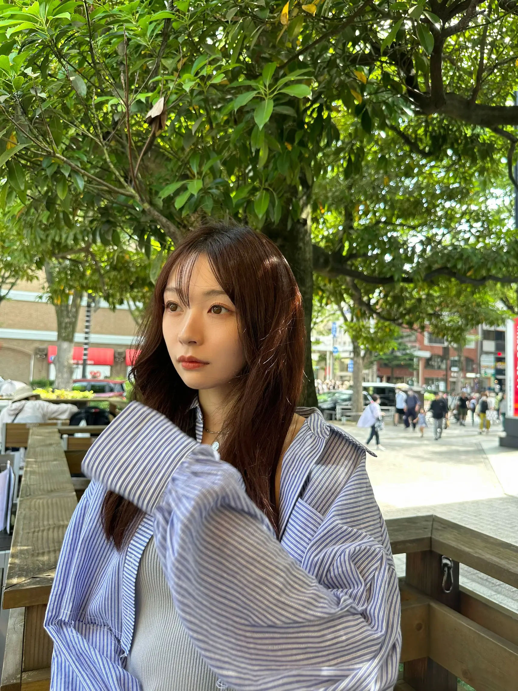 shirtstyle×大人カジュアル💭💜💜 | まめ🍋キレイめコーデ術  が投稿