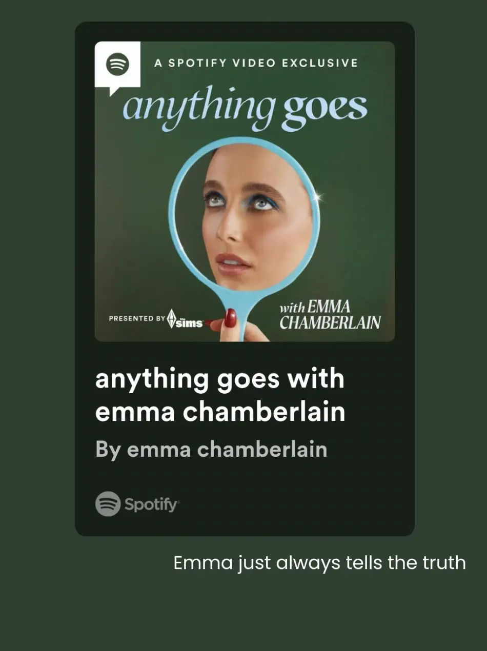  A Spotify Video exclusive with Emma Chamberlain