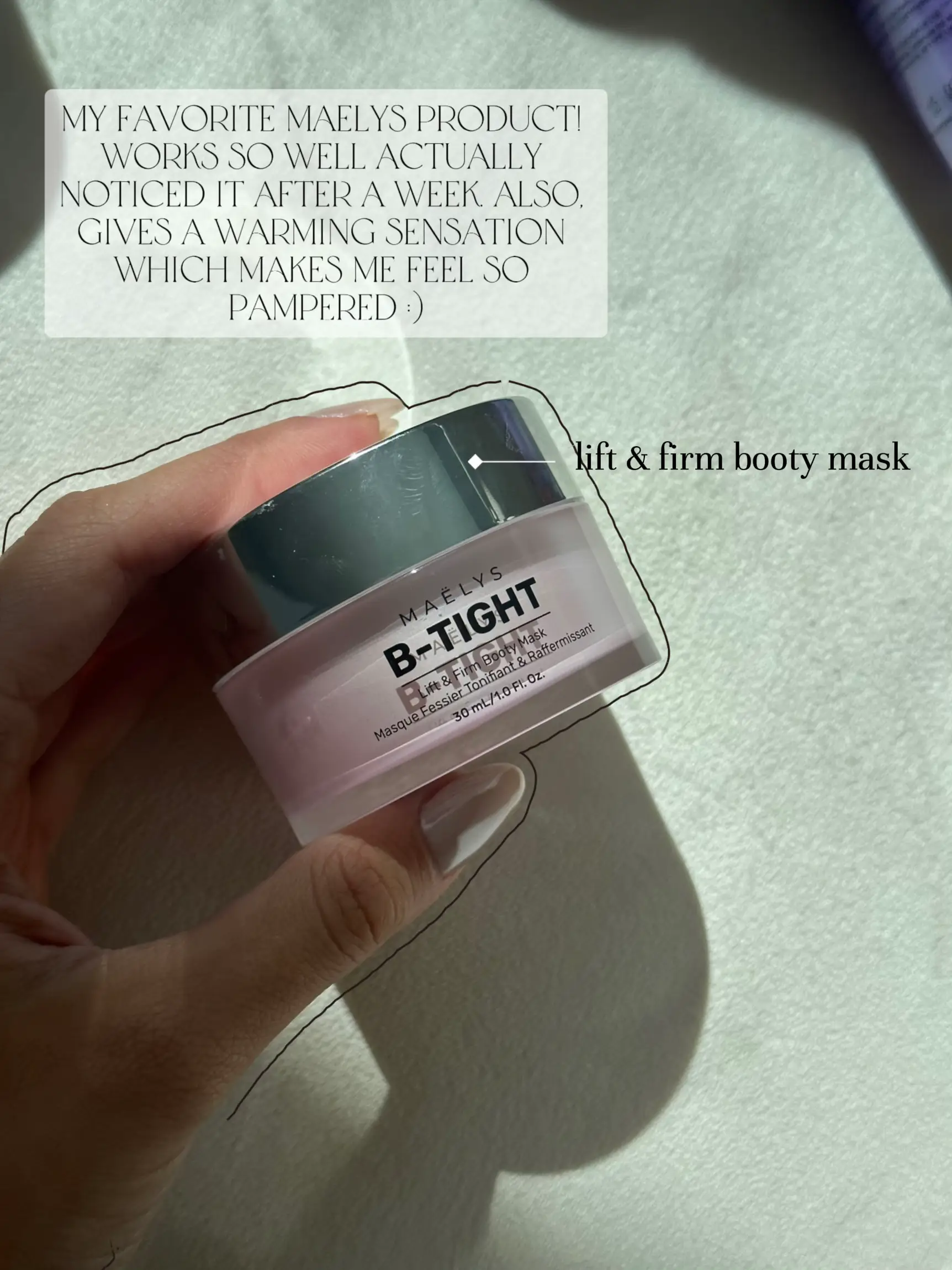 Maelys B-Tight Lift & Firm Booty Mask - 100 ml UNBOXED