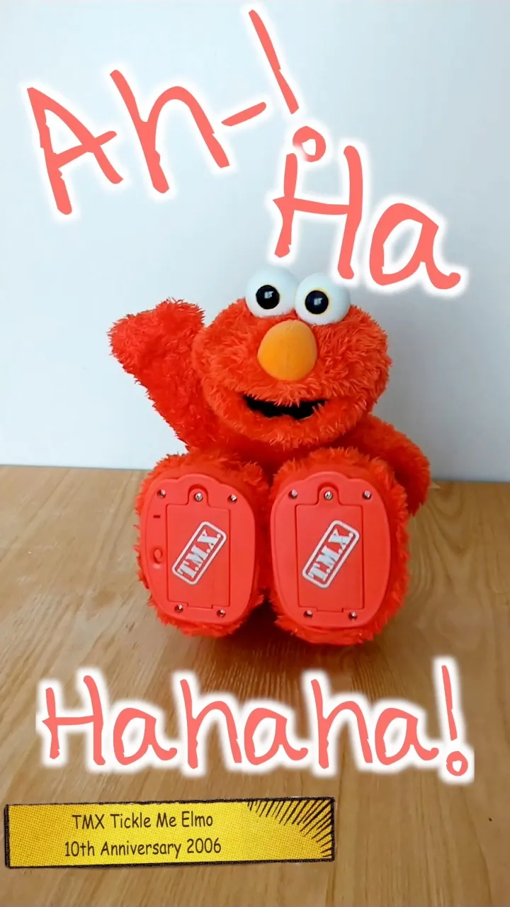 くすぐりエルモX (2006年発売) TMX Tickle Me Elmo 10th Anniver