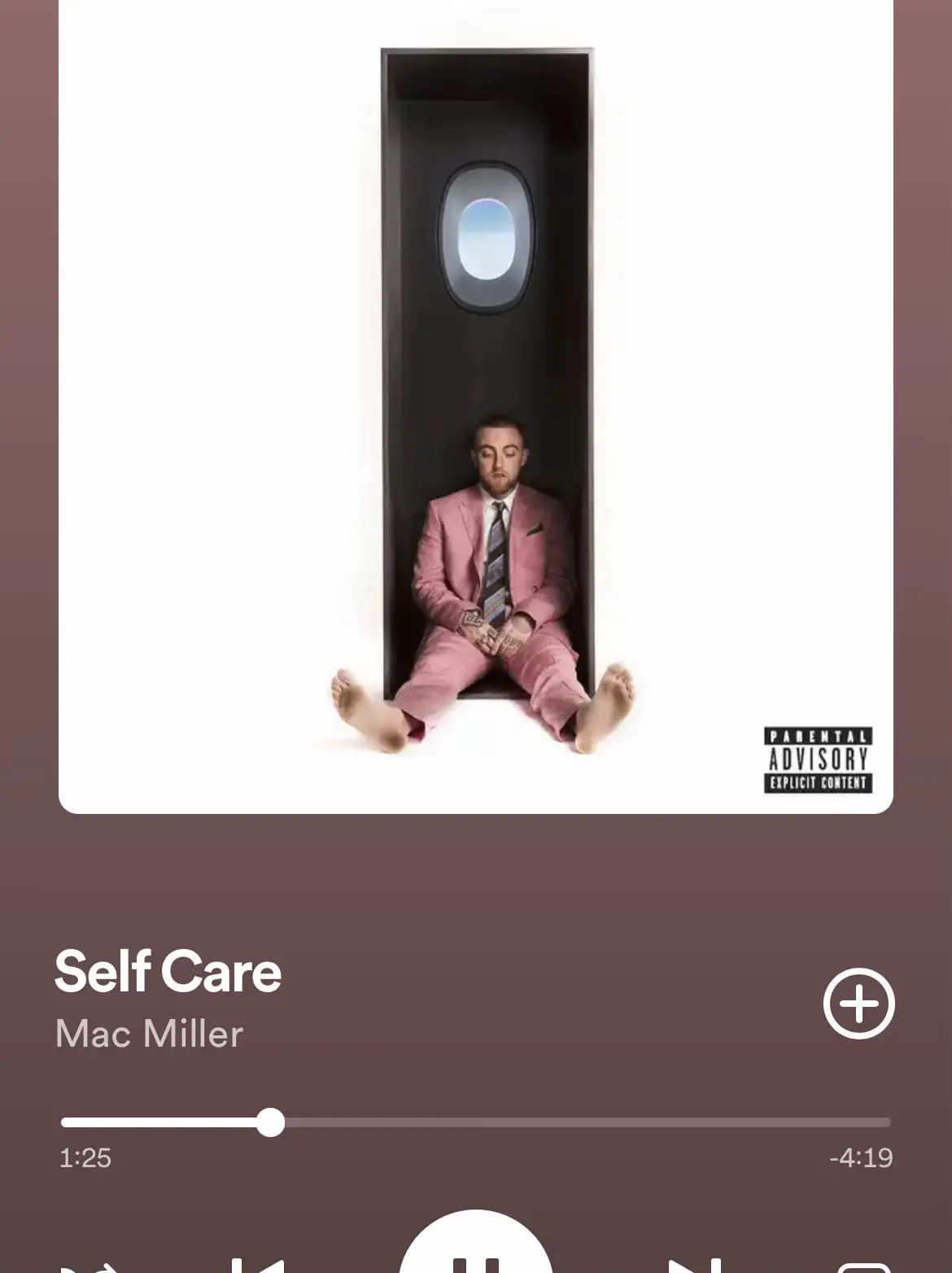  A song by Mac Miller with a pink jacket.