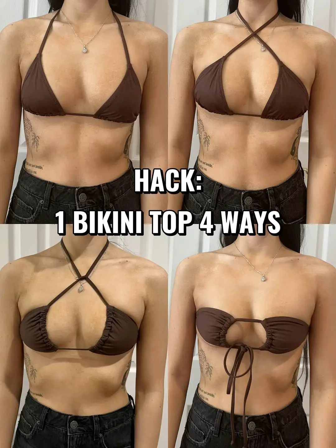 The Bikini Hack That Makes Your String Tops Easily Adjustable