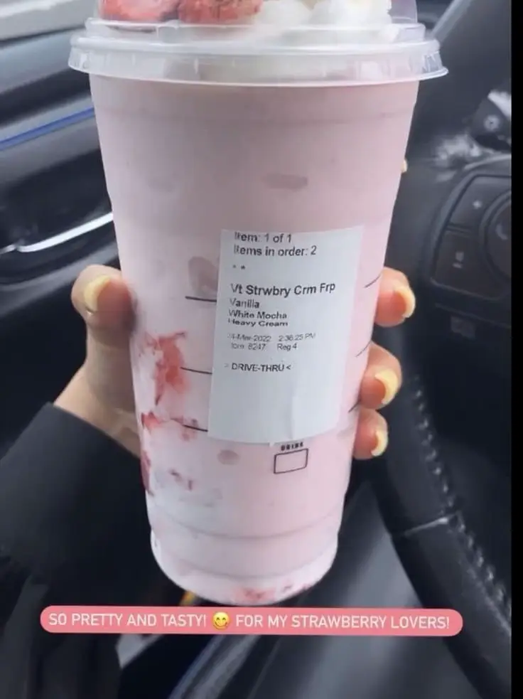 Pink Drink with Vanilla Cold Foam (Starbucks Copycat) - A Grateful Meal