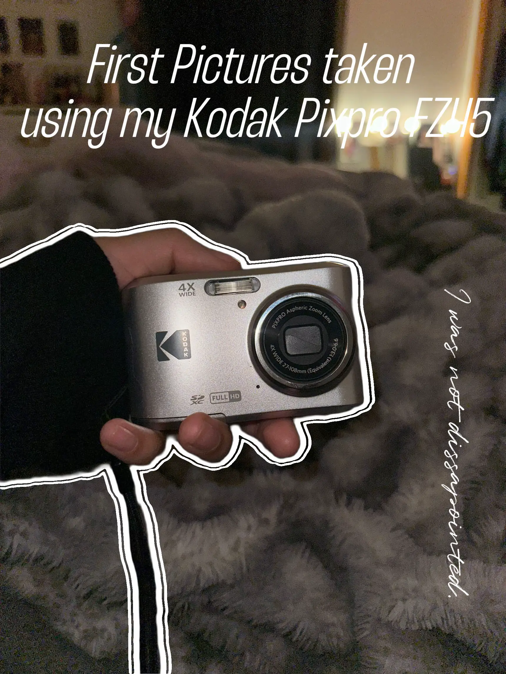 Kodak PIXPRO FZ45 Digital Camera (White) + 32GB Memory Card +