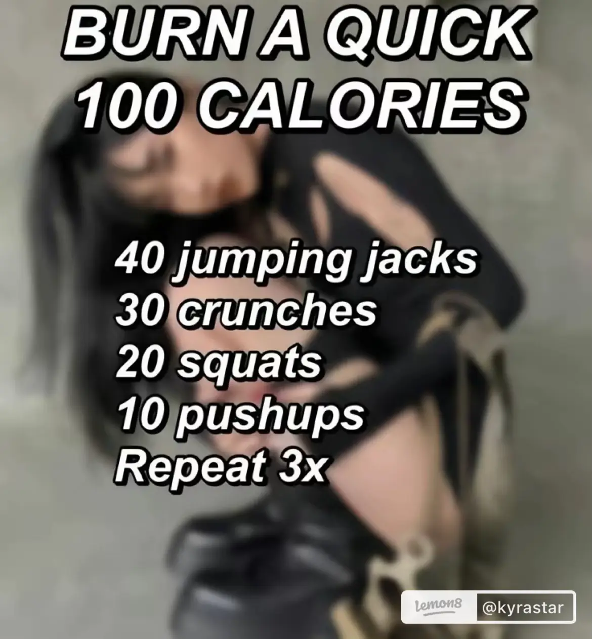 Quick 100 outlet calorie workout