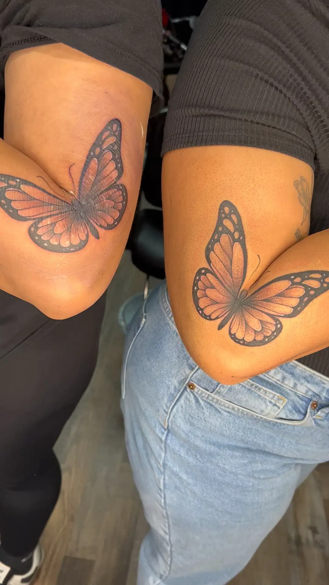 Bestie sister matching tat ideas