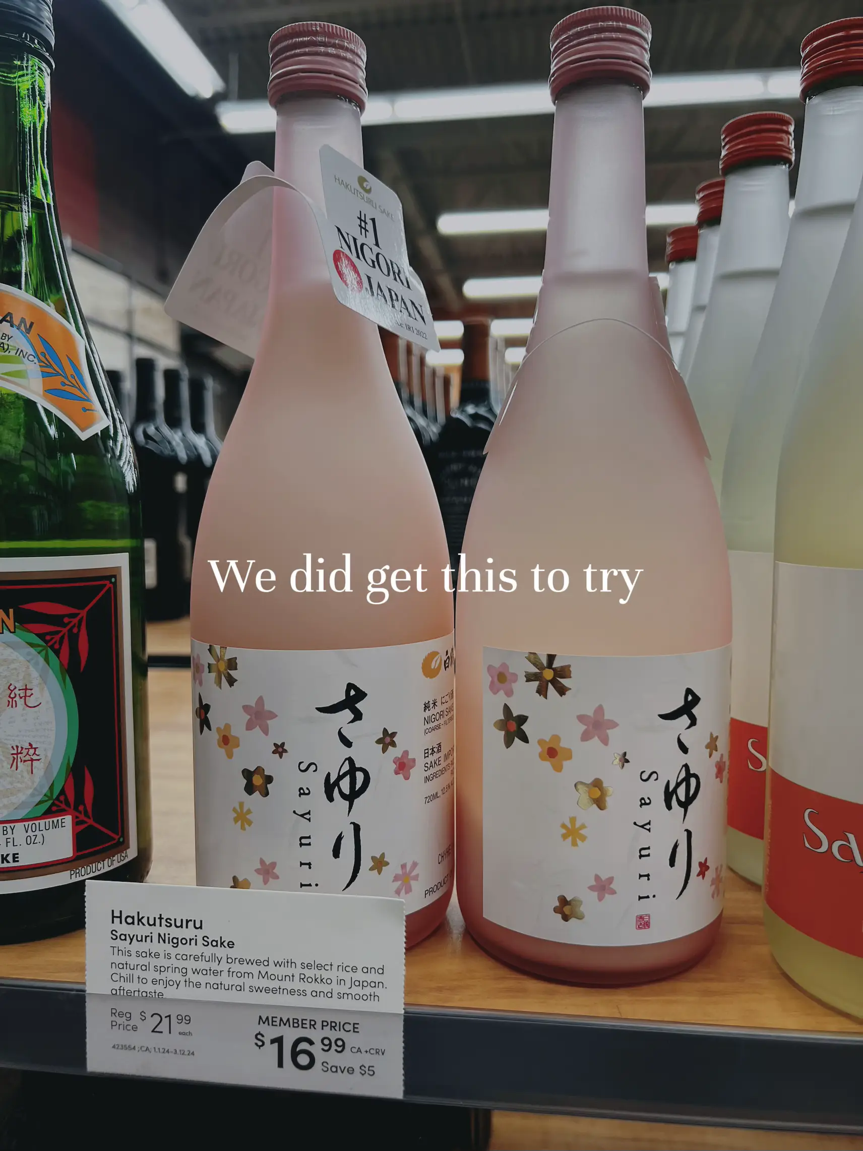 Nigori Sake - Lemon8 Search