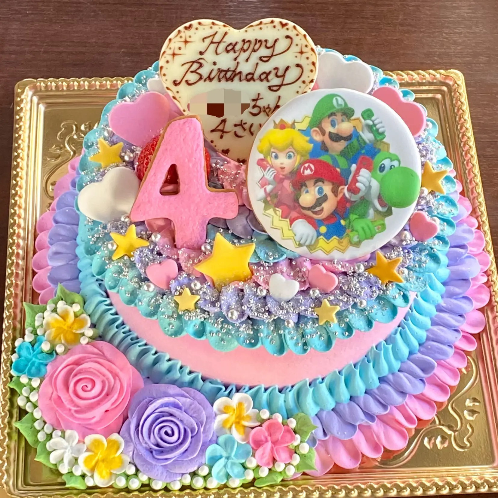 Mario Party ❣️ gorgeous cake🎂✨, Gallery posted by ヘルシー！美味しい！スイーツ屋