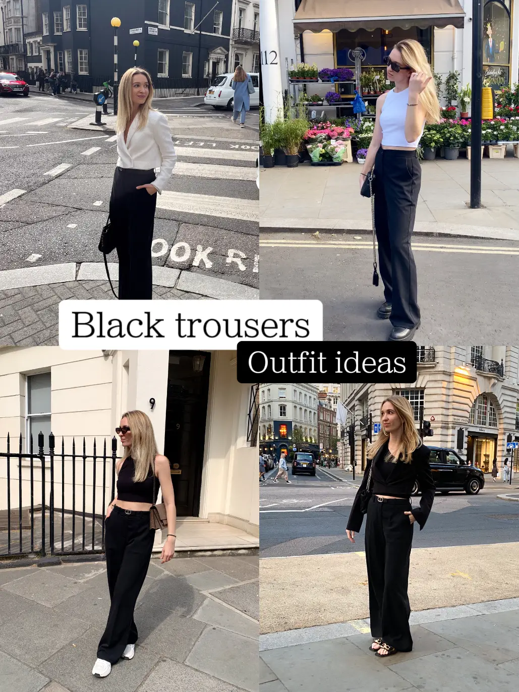 19 top Elegant Black Trousers Outfit ideas in 2024