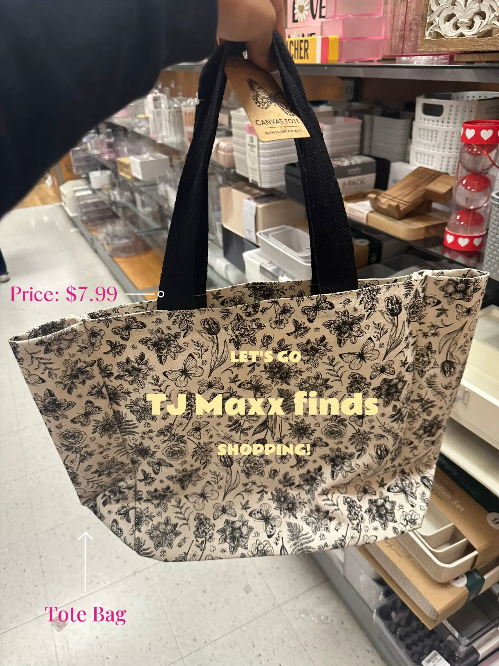 Tj maxx deals canvas totes