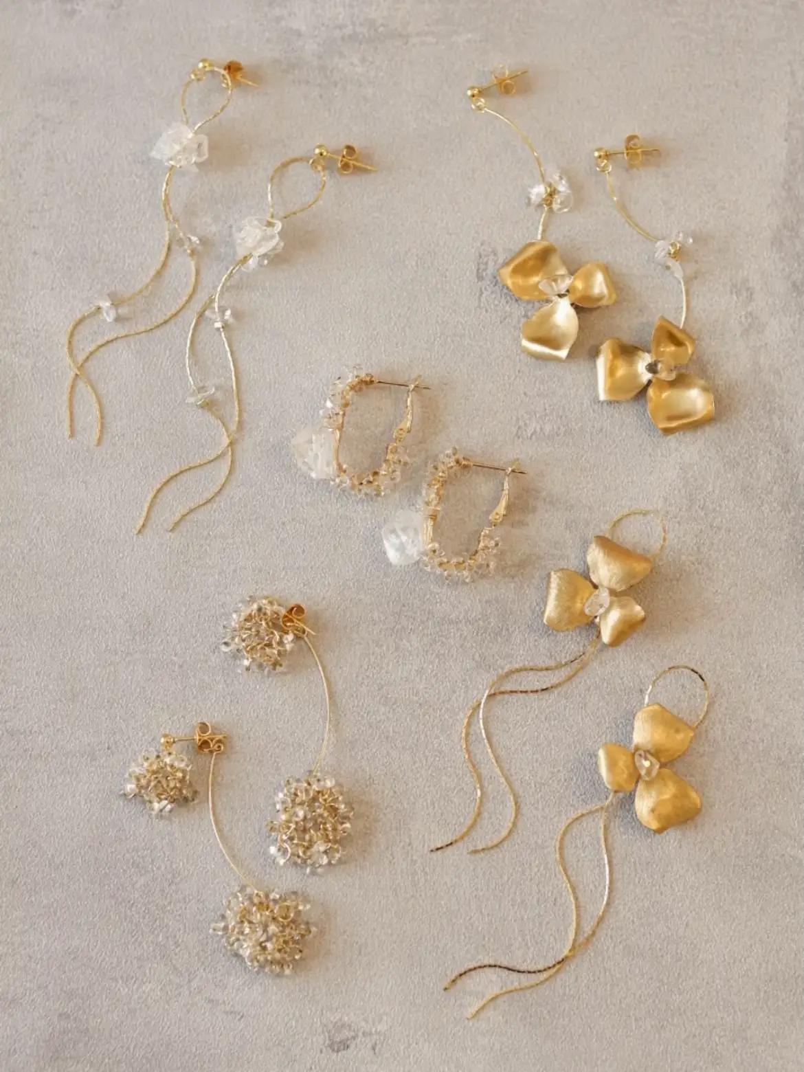 kazuu様 ご確認下さい。イヤリング 本物花