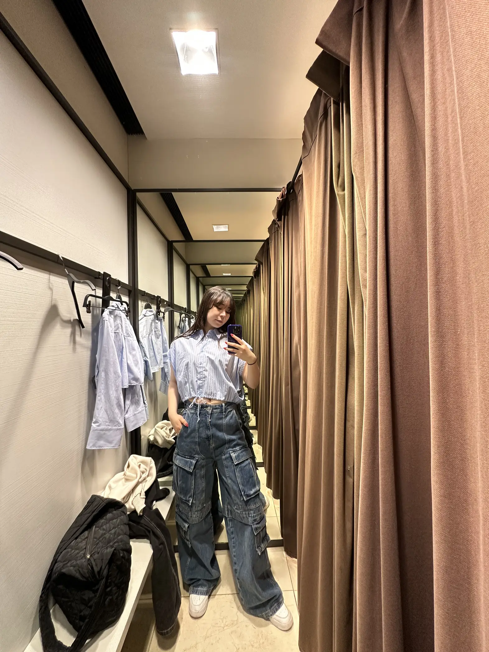 ZARA  クロップド丈シャツ | mioが投稿したフォトブック | Lemon8