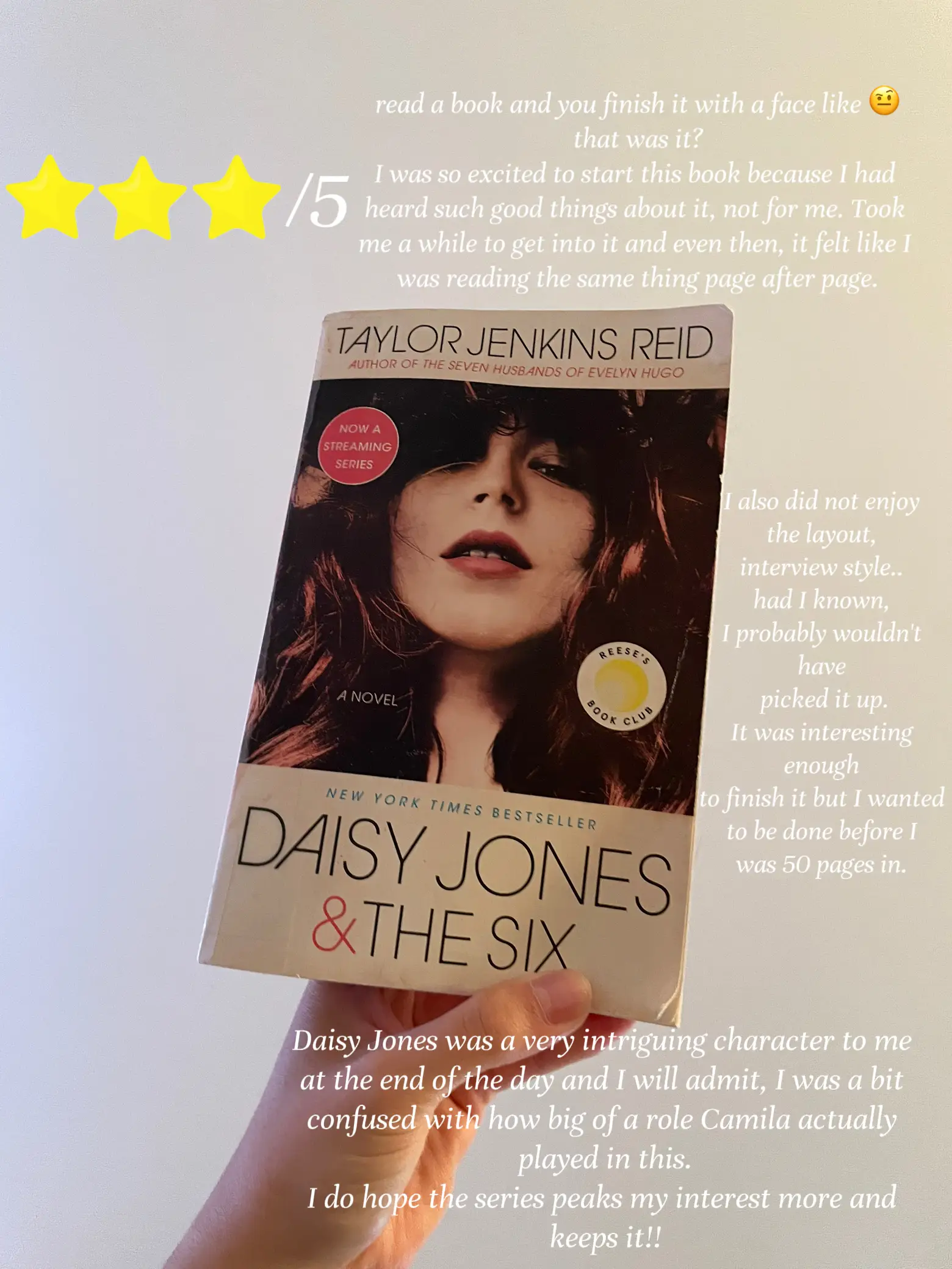 Book Review | Daisy Jones & The Six 🎙️ | Gallery posted by Laura Sprouse |  Lemon8