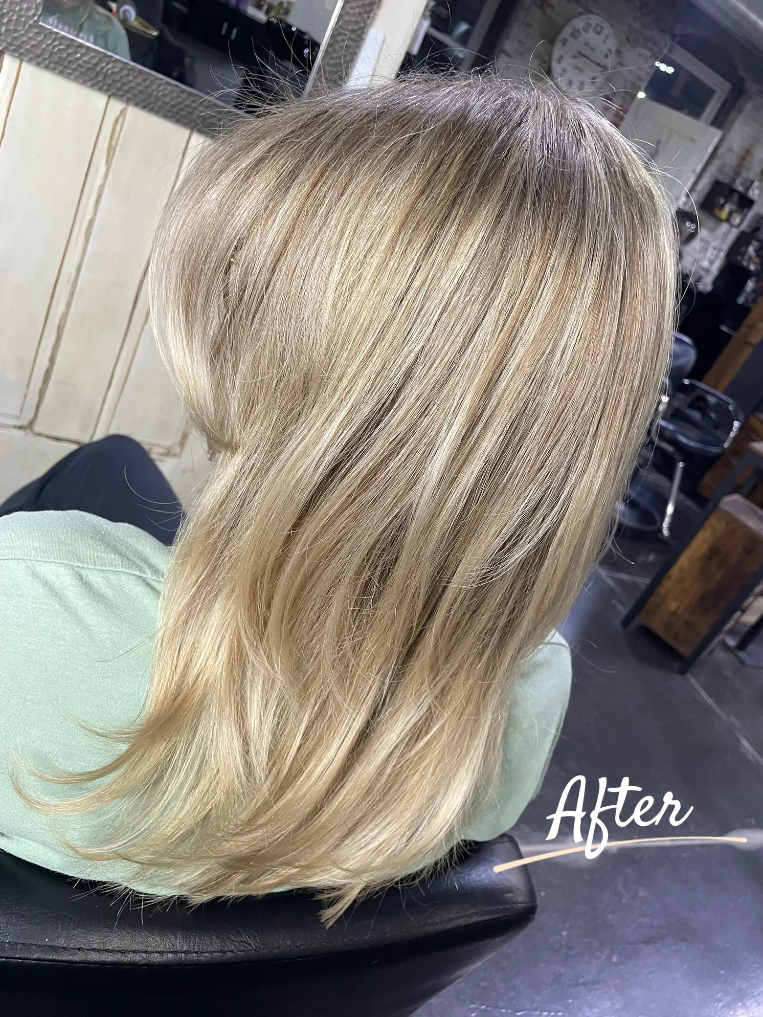 12 total foils installed for this blonde slay dream #hairstylist