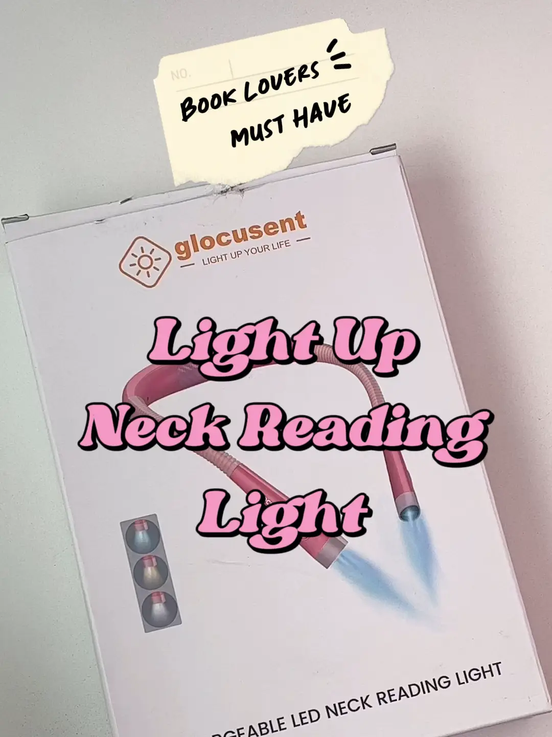 Glocusent Neck Reading Light  Full Demonstration 
