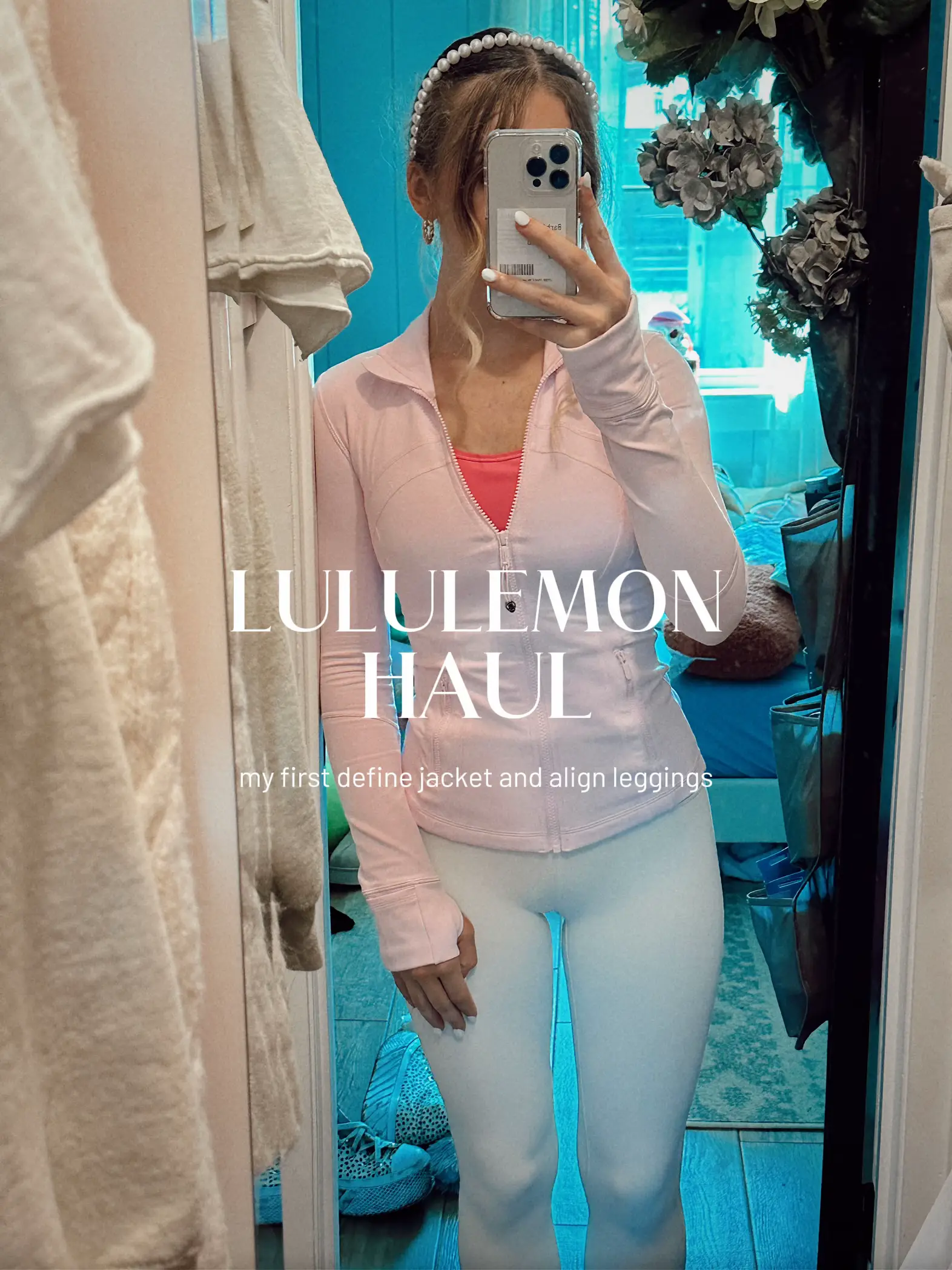 sonic pink lululemon align leggings - size 2 - Depop