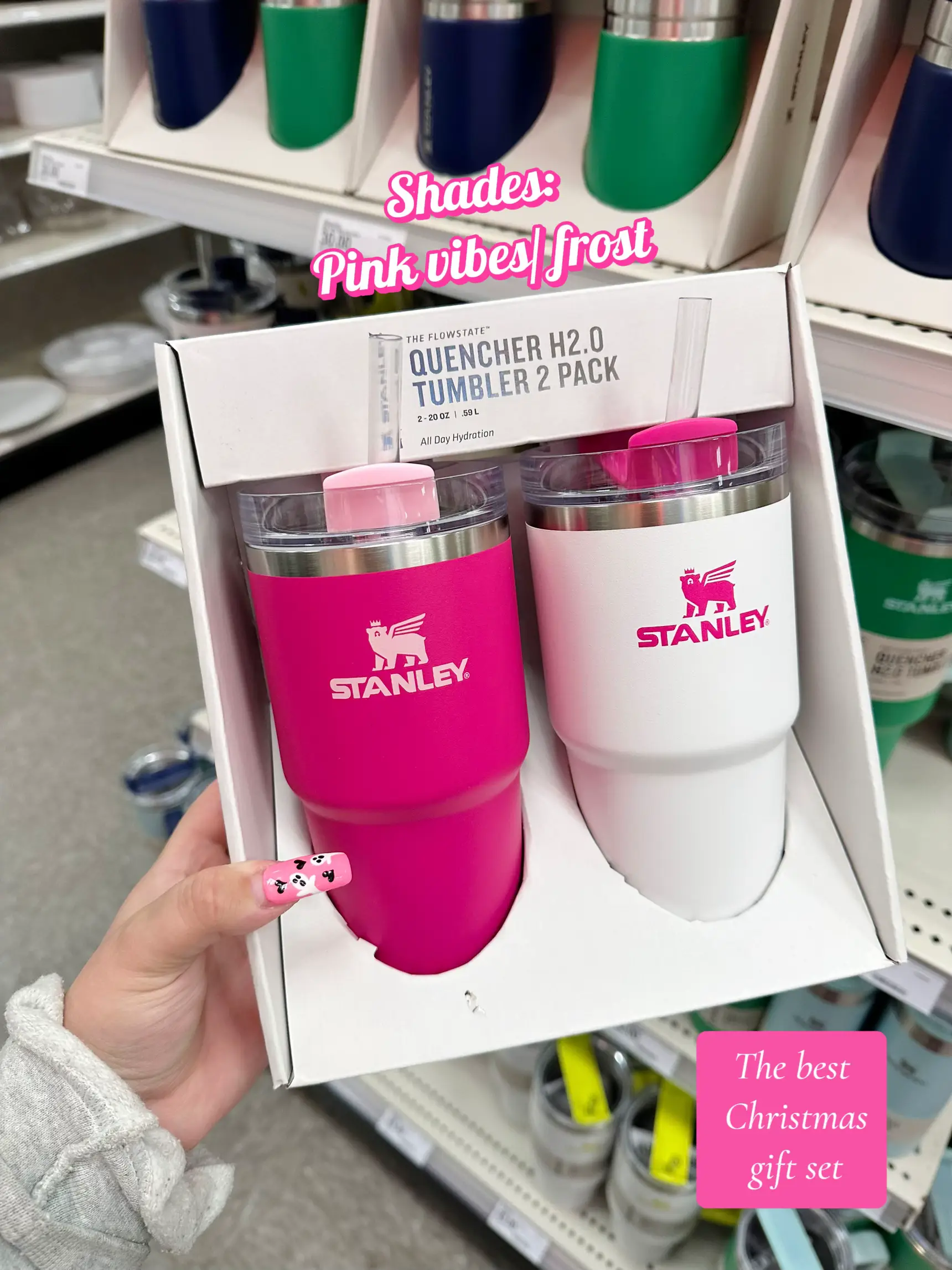 Target's exclusive Magnolia Collection of the Stanley Adventure Quench