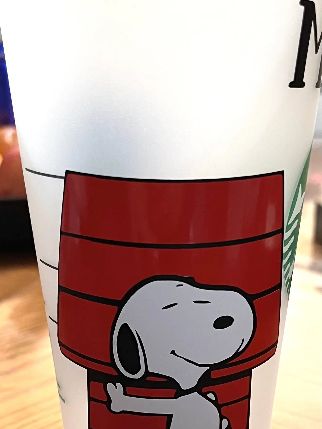 Snoopy Starbucks Cold Cup  Peanuts Starbucks Cold Cup – Acential