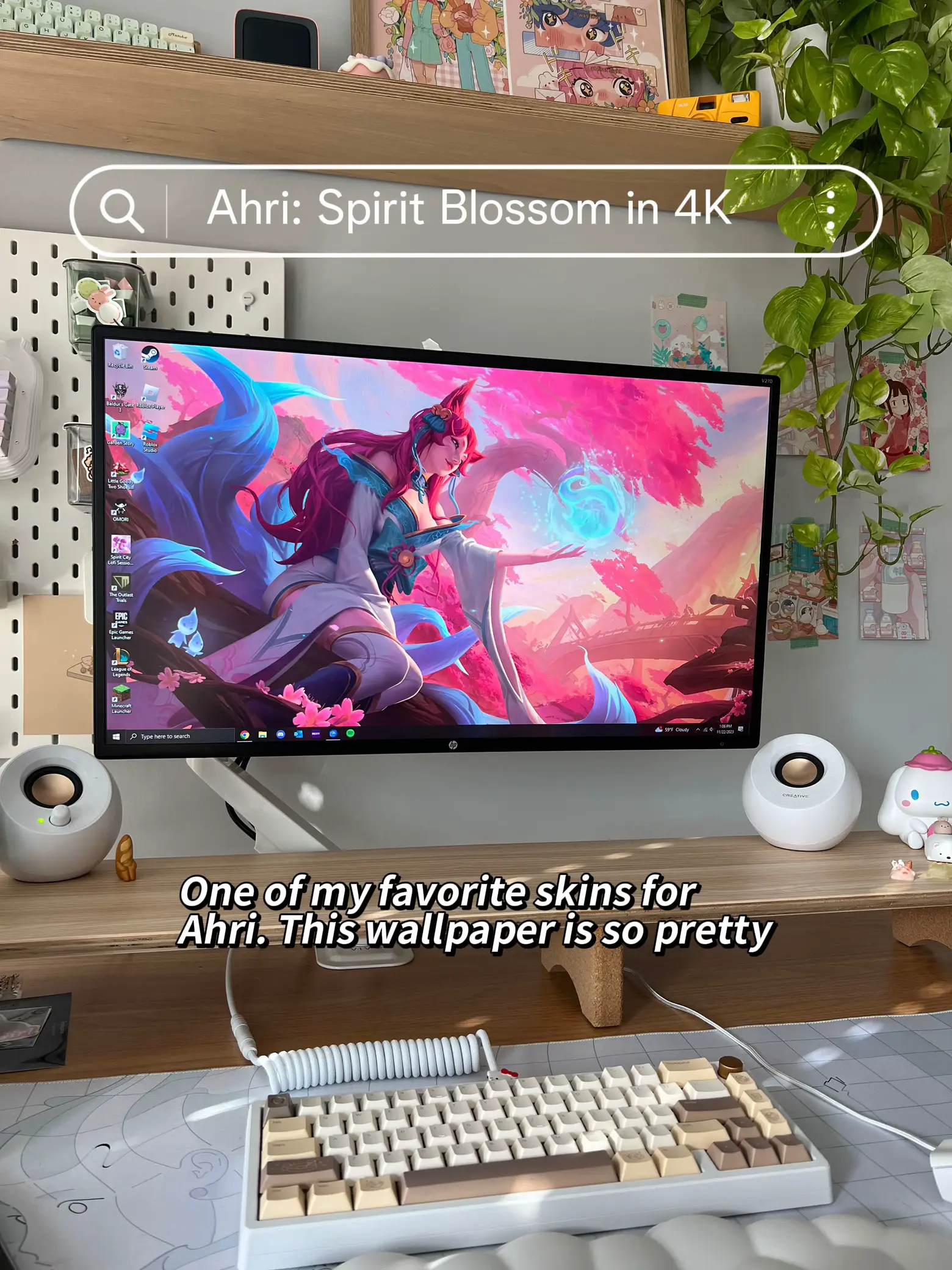 Wallpaper Engine has a library of live wallpapers that will spruce