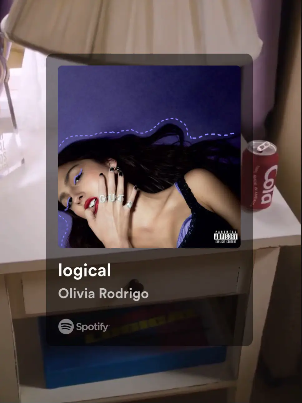  A Spotify ad for Olivia Rodrigo.
