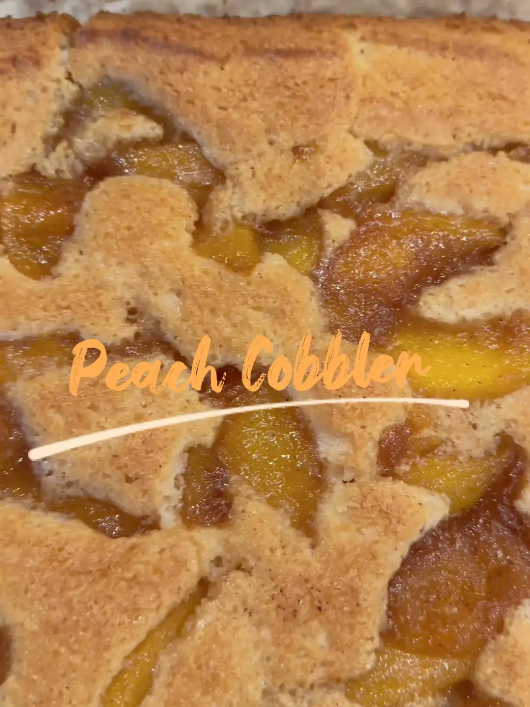 Easy Peach Cobbler