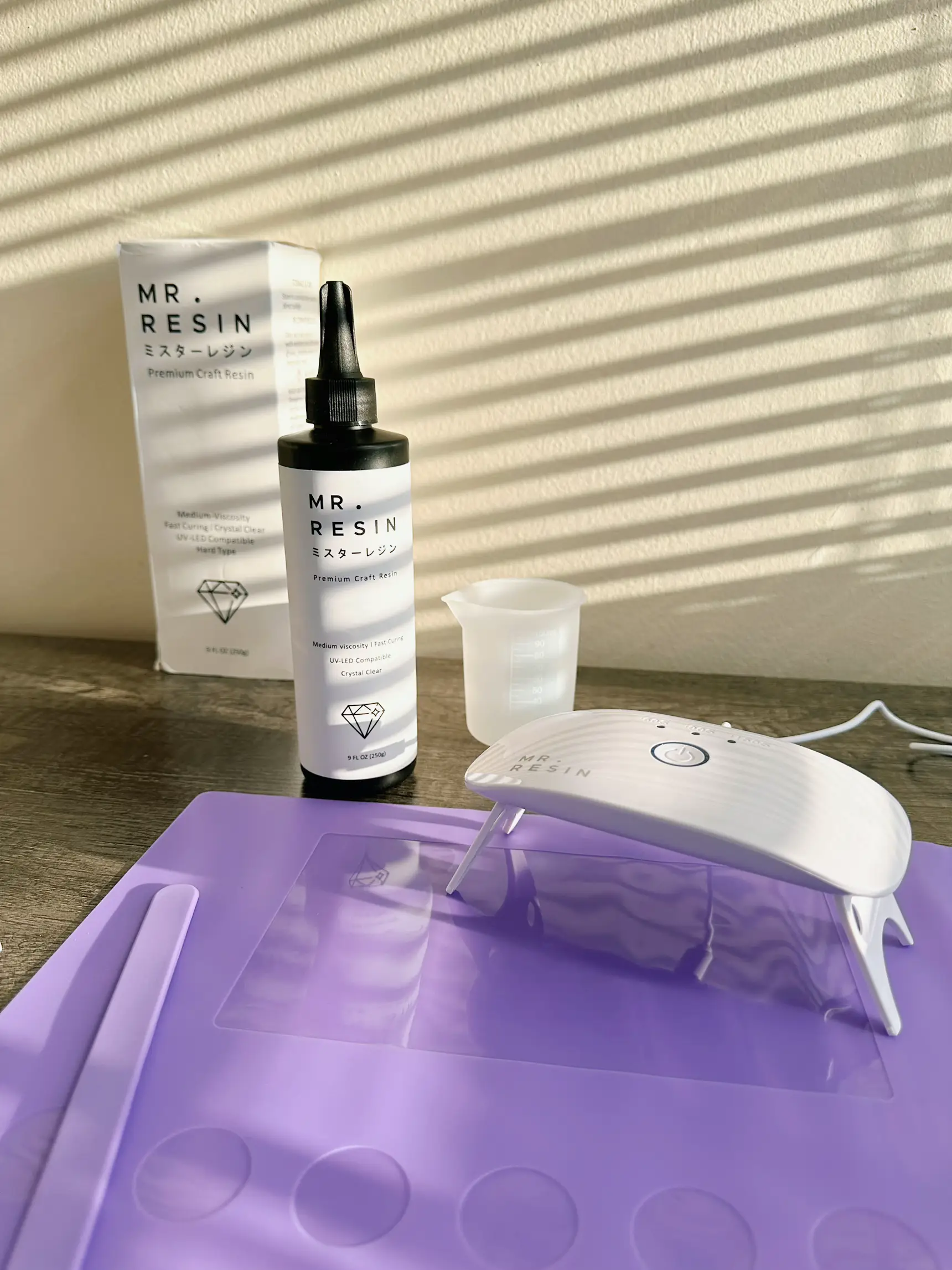 UV Resin Kit - Mr. Resin 250g Crystal Clear Resin (Starters Kit) +