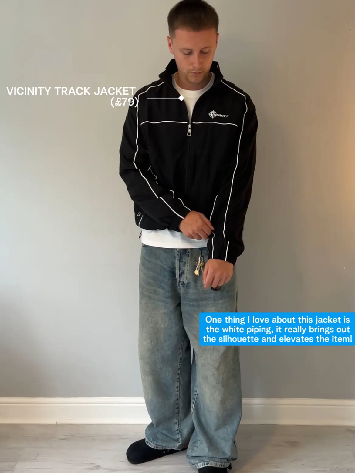 TRACK PANTS BLACK – VICINITY