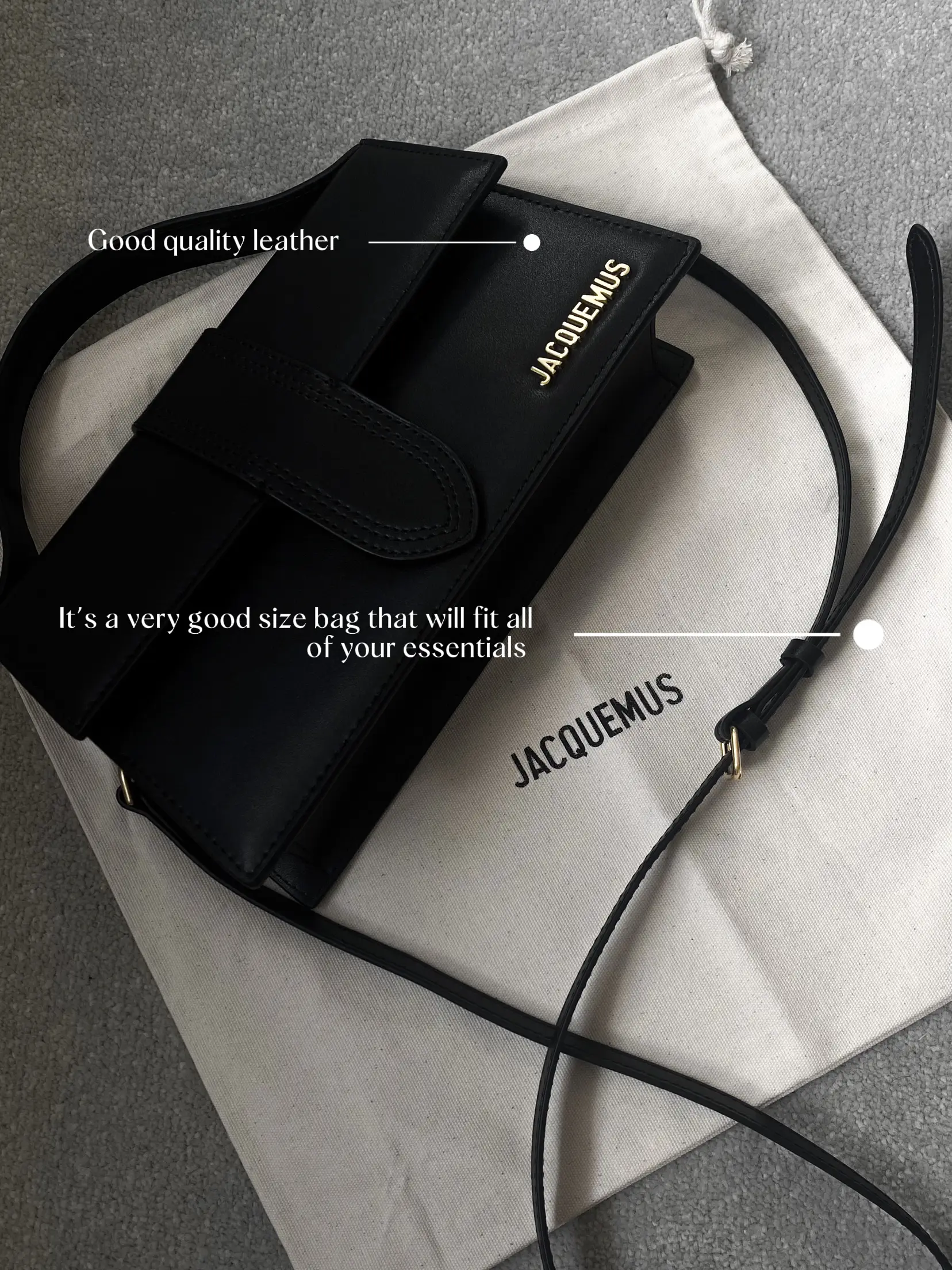 Jacquemis La Chiquito Bag Review - the gray details