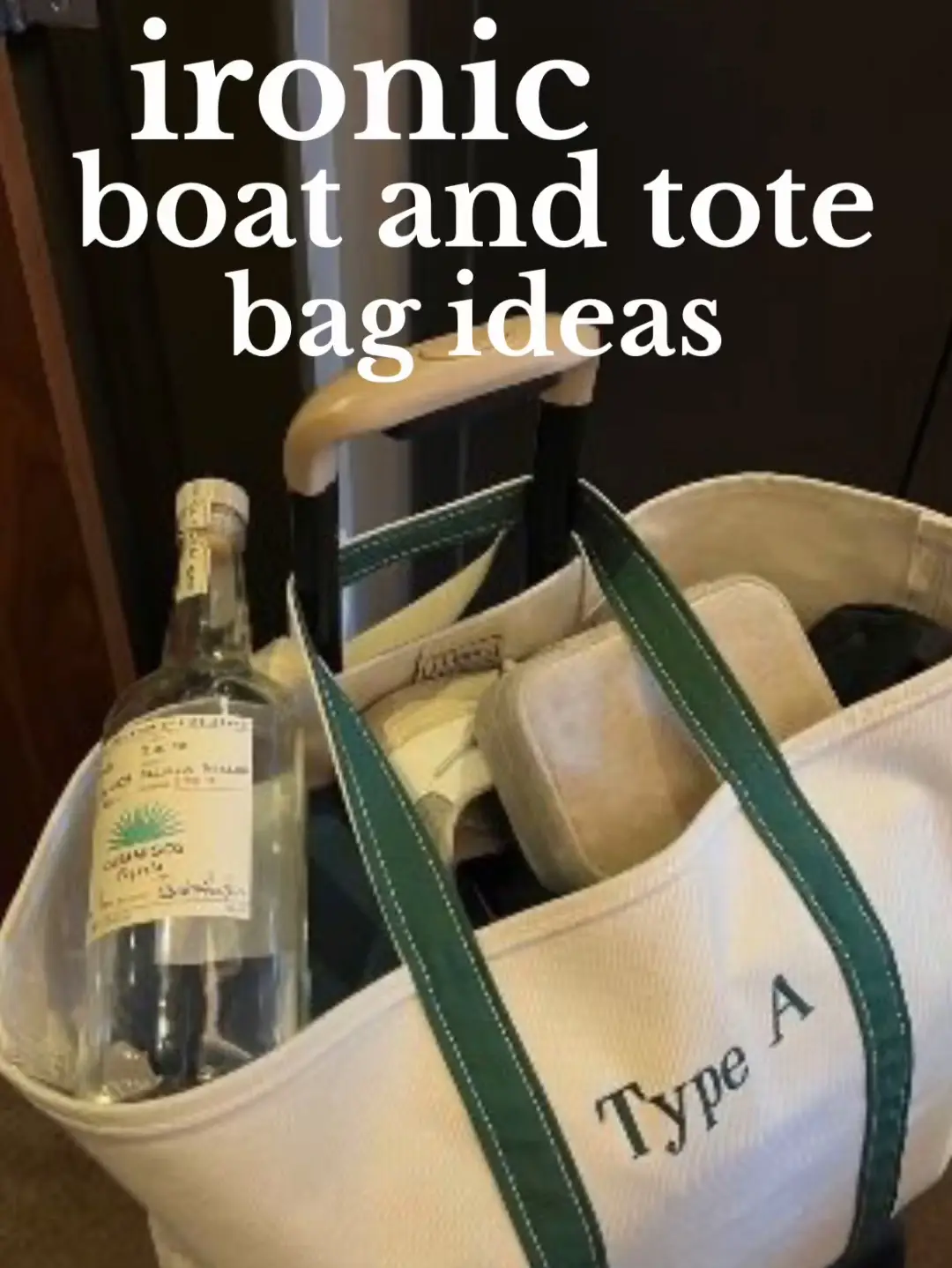 The Iconic, Ironic Boat and Tote