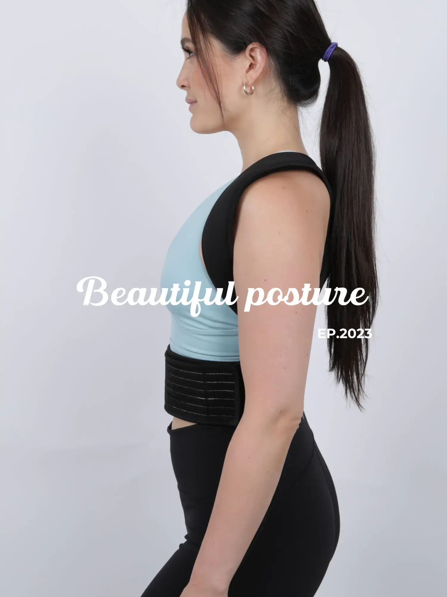 Puloru Women Posture Corrector Bra Support Back Shoulder Brace Correct Belt  Adjustable 