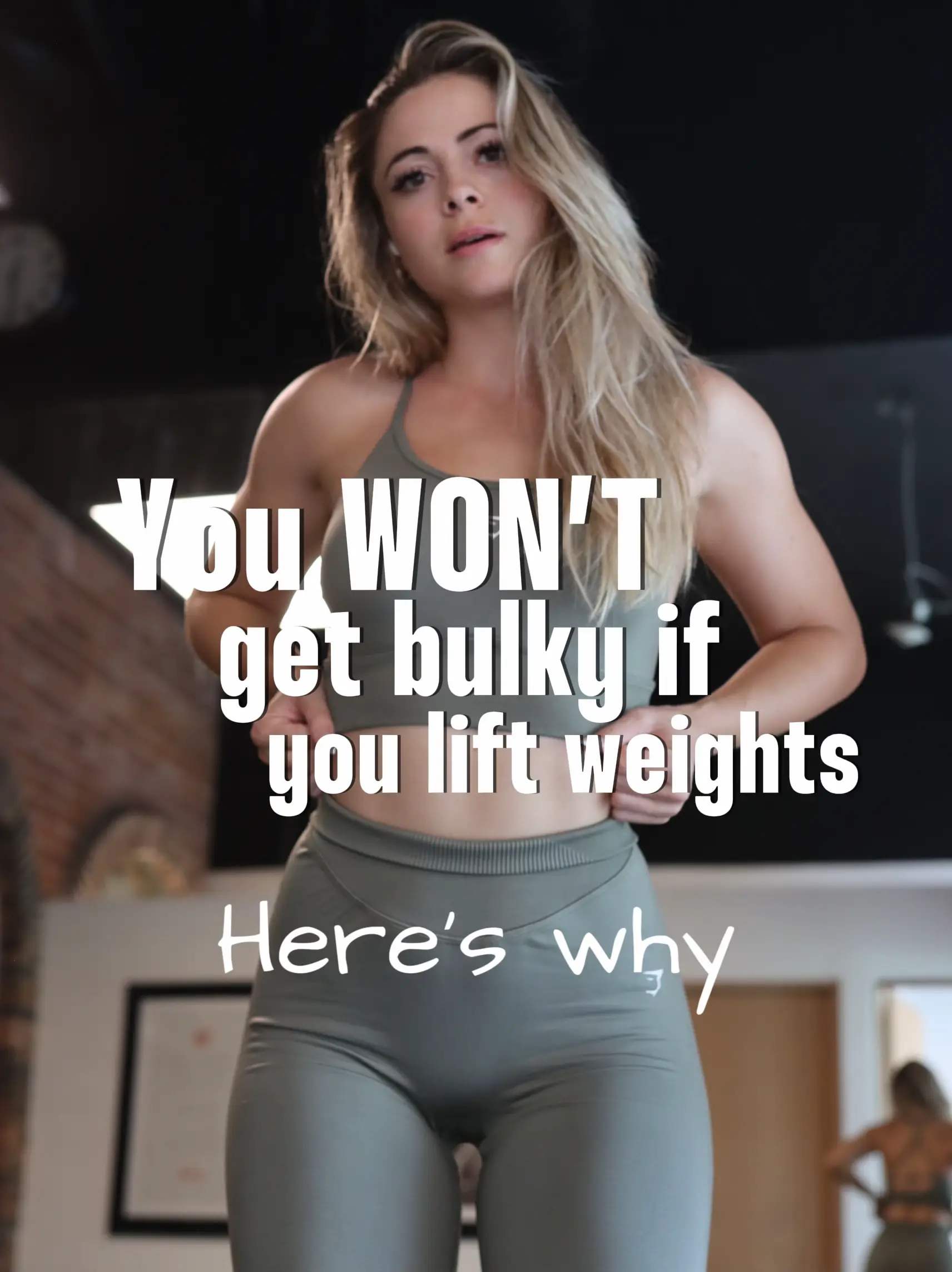 Lifting weights will make me bulky!