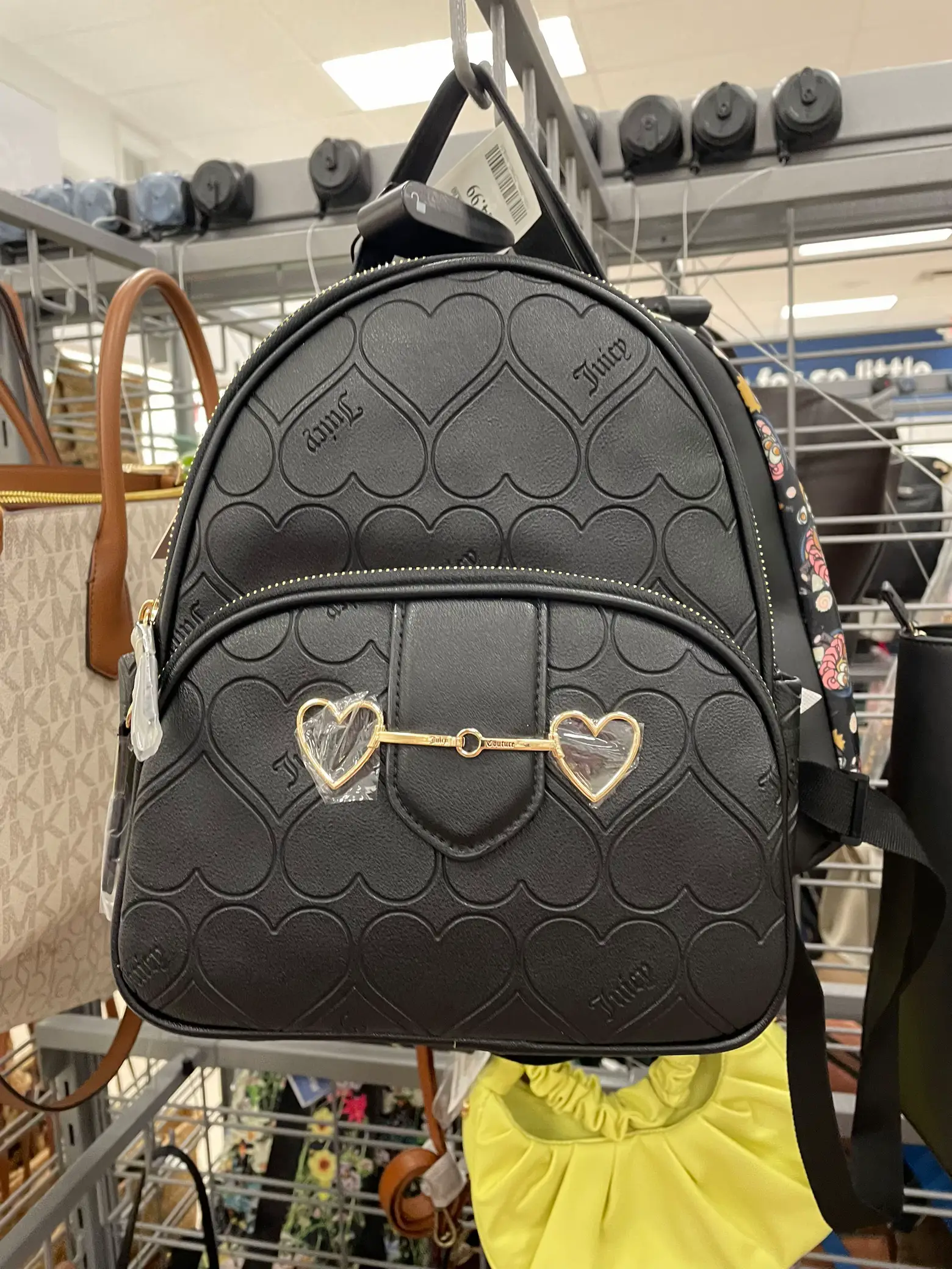 Black juicy couture outlet backpack