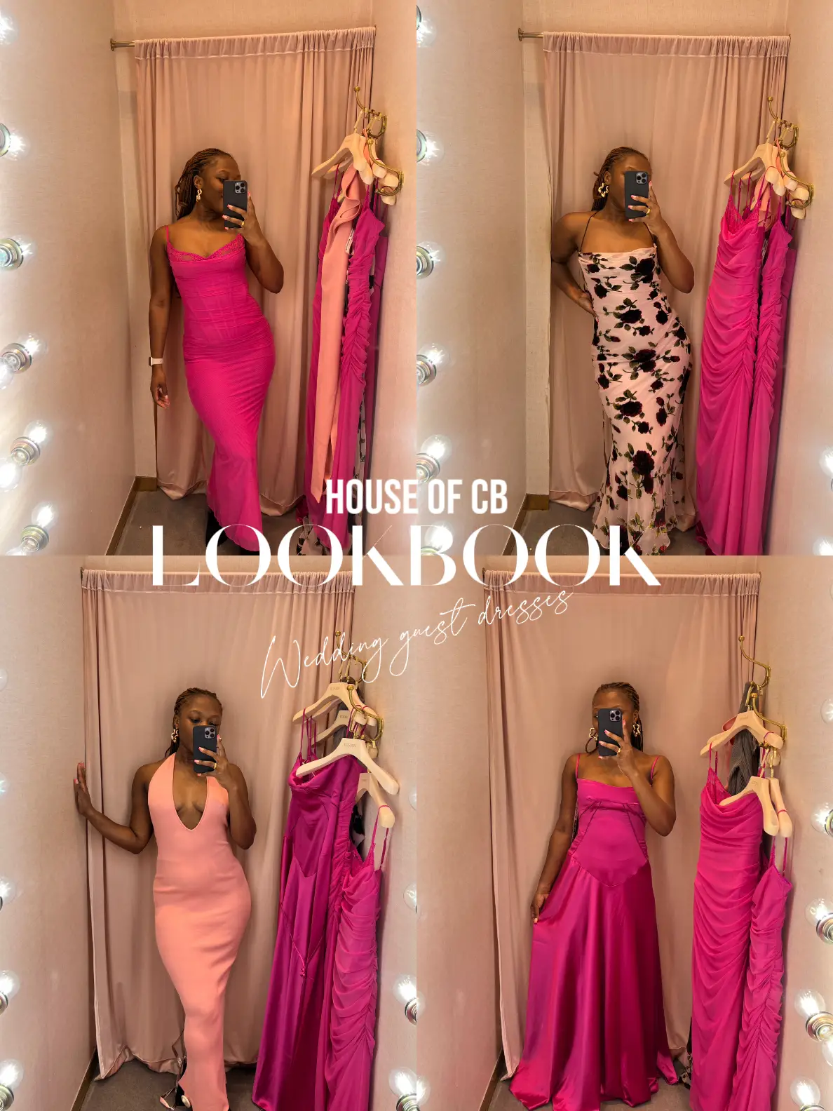 house of cb pink dresses