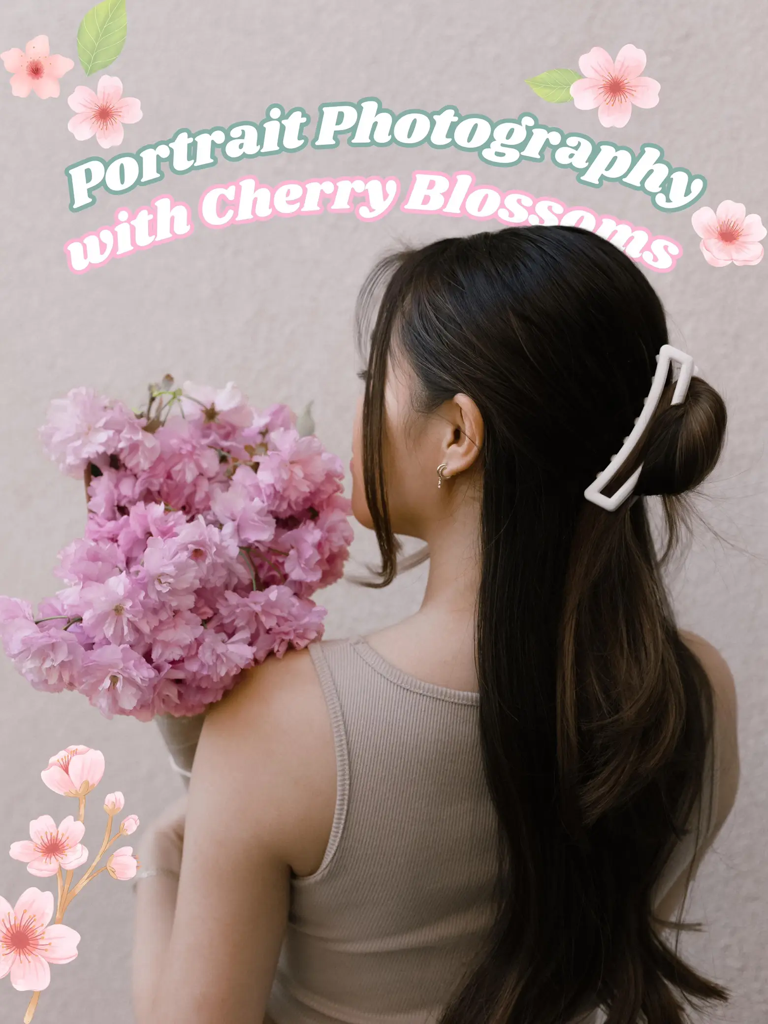 🌸 Portrait Photography with Cherry Blossoms 🌸🌿 | Gallery posted by  Miranda Ma | Lemon8