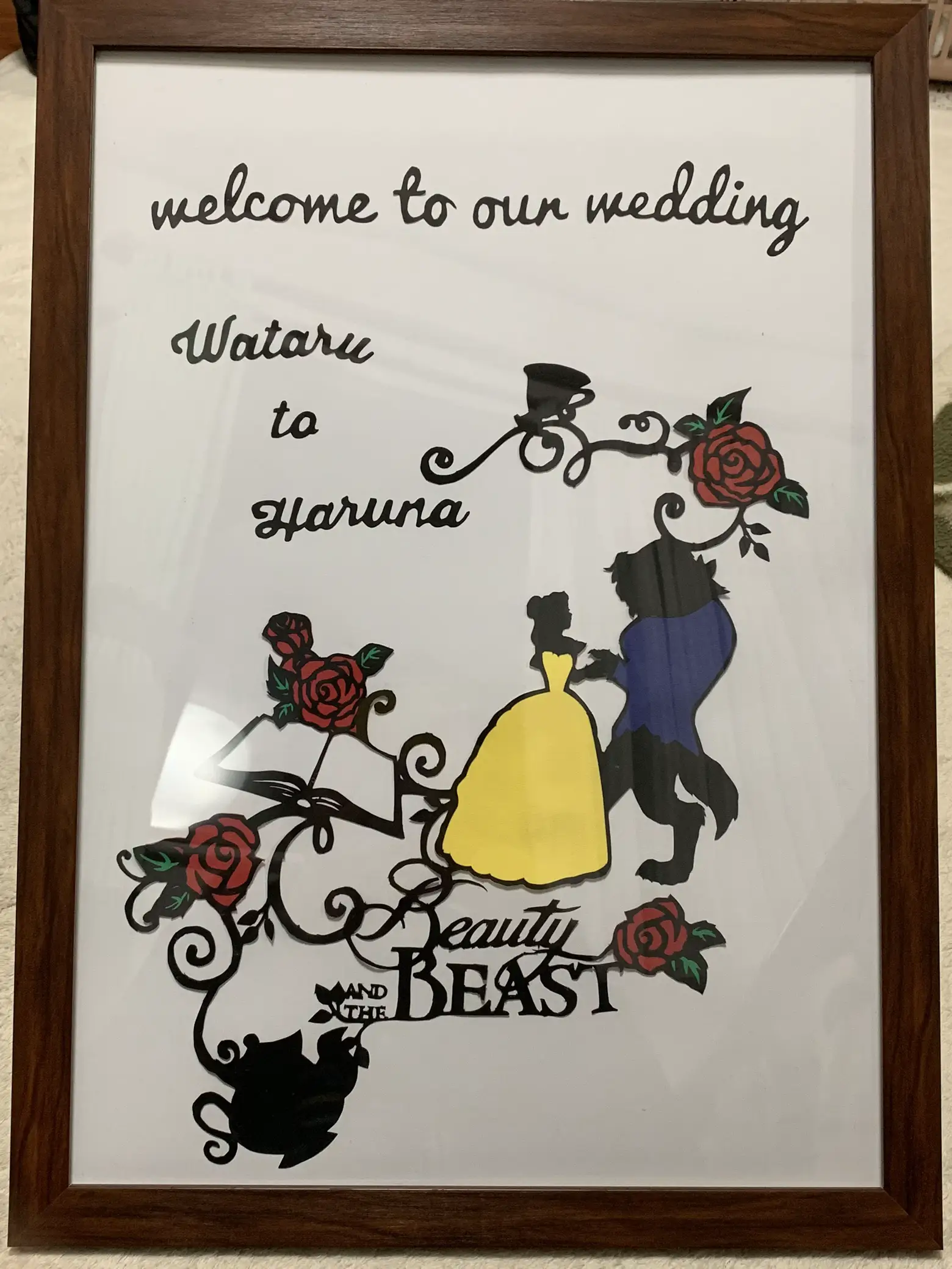 Disney wedding welcomeboard🌹 | 画用紙の部屋✂︎が投稿したフォトブック | Lemon8