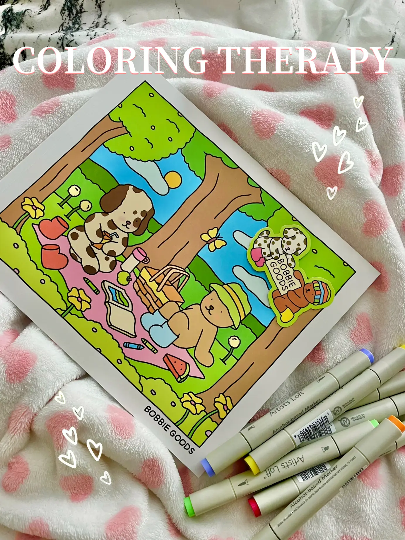 Bobbie Goods Coloring Book: Amazing Coloring Book With 30 Cute