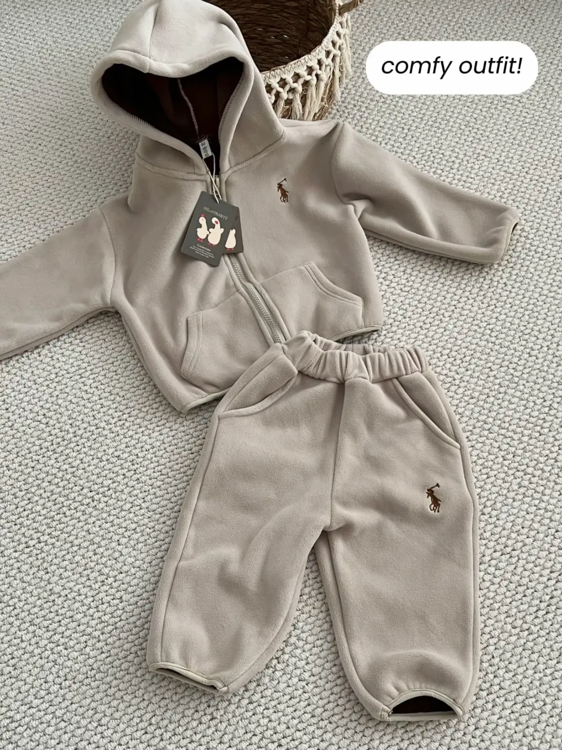 Baby polo jogging outlet suit