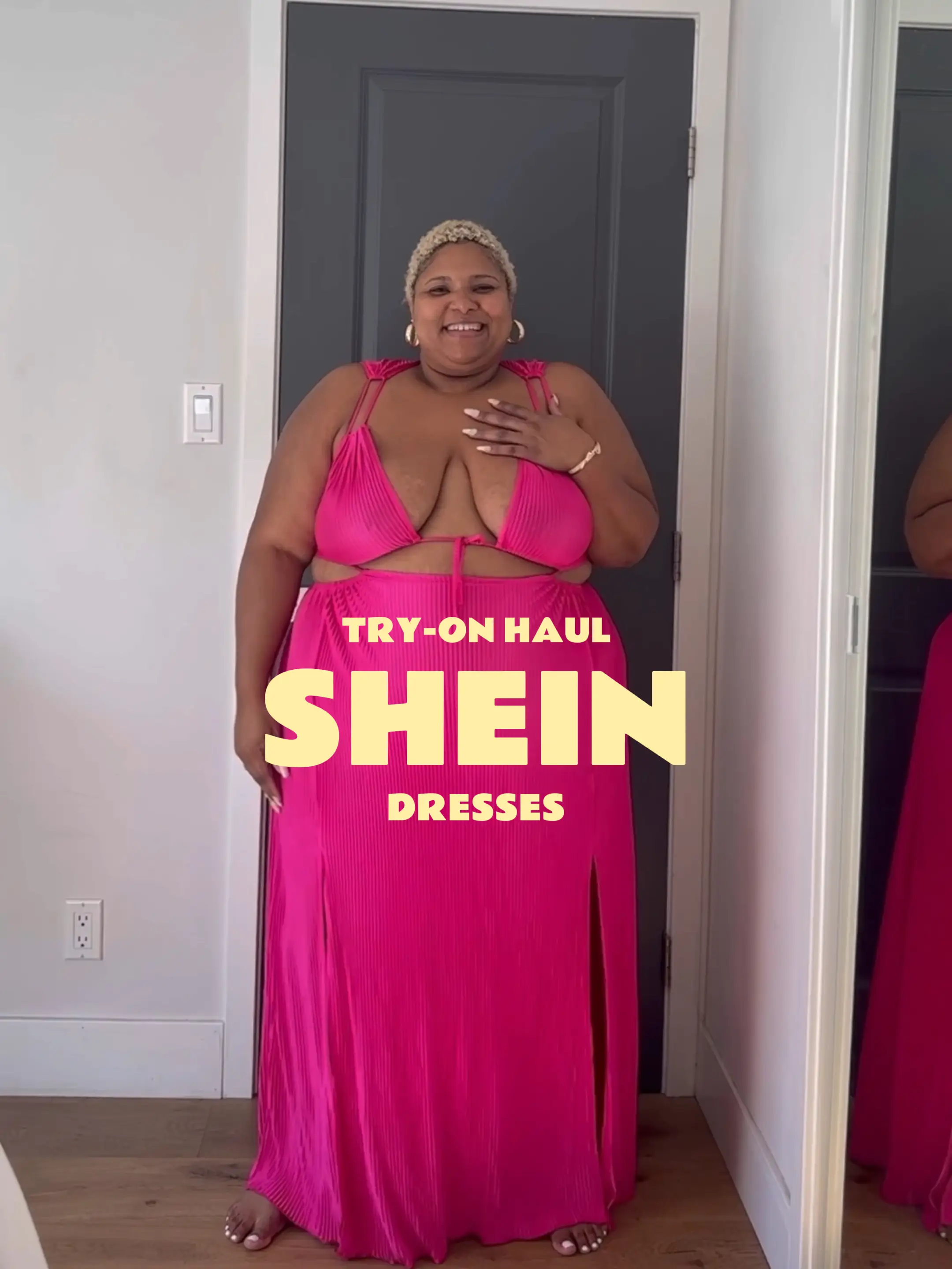 SHEIN TRY-ON HAUL, DRESSES, Video published by Kaseywithakayy