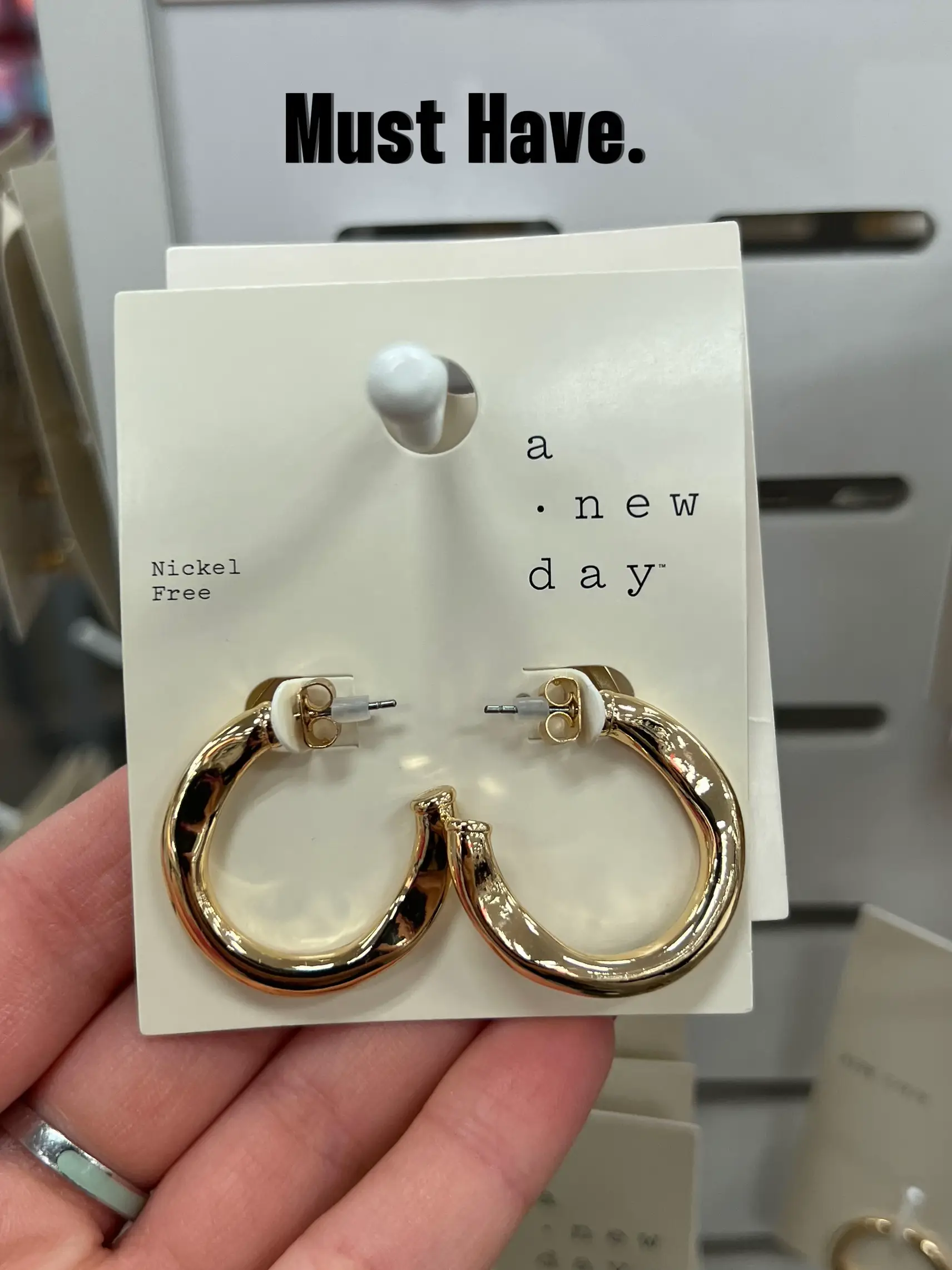 a new day gold twisted hoops - Lemon8 Search