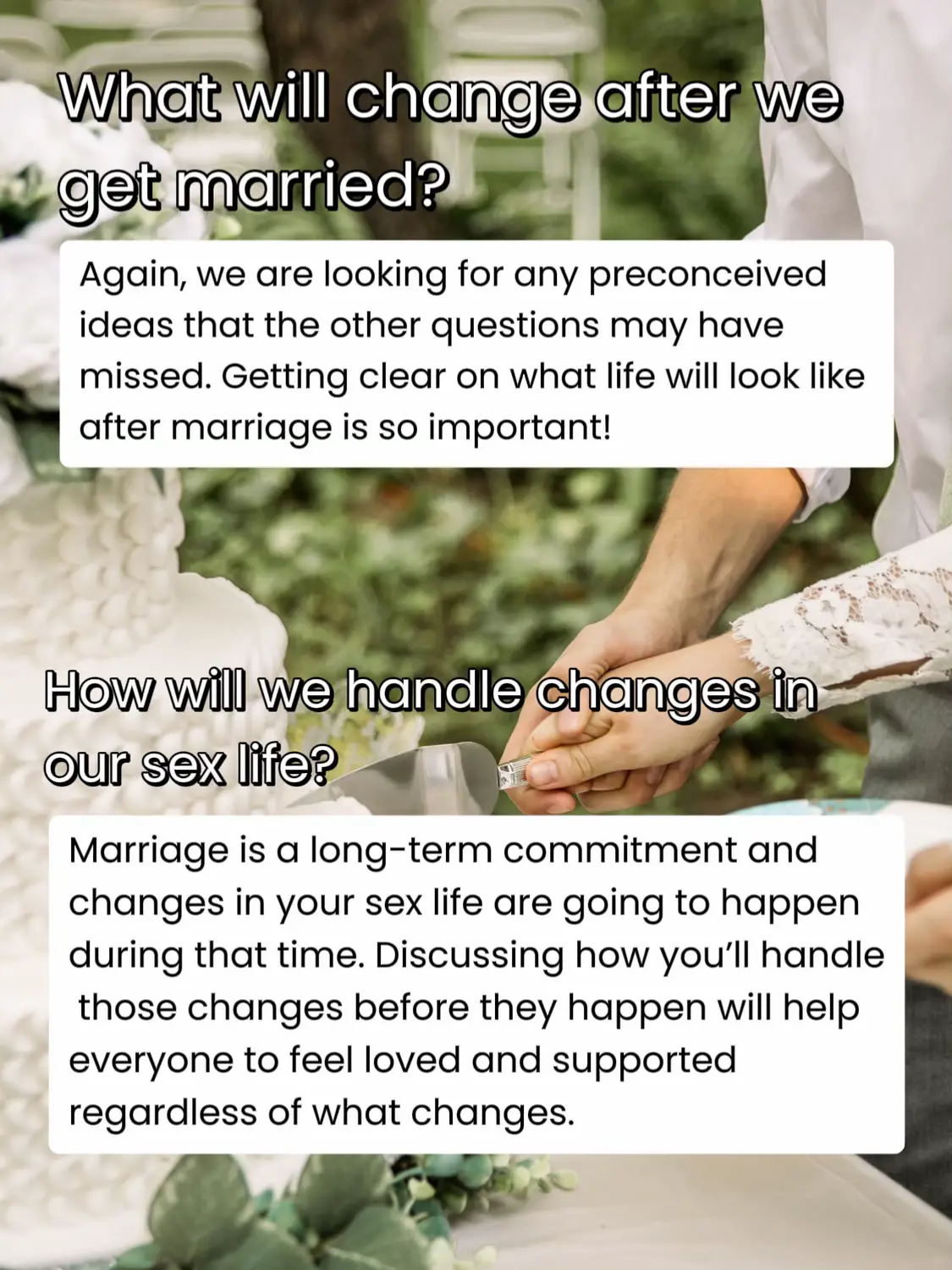 7 Questions to Ask Before Getting Married | Gallery posted by Staci York  💛🍋 | Lemon8