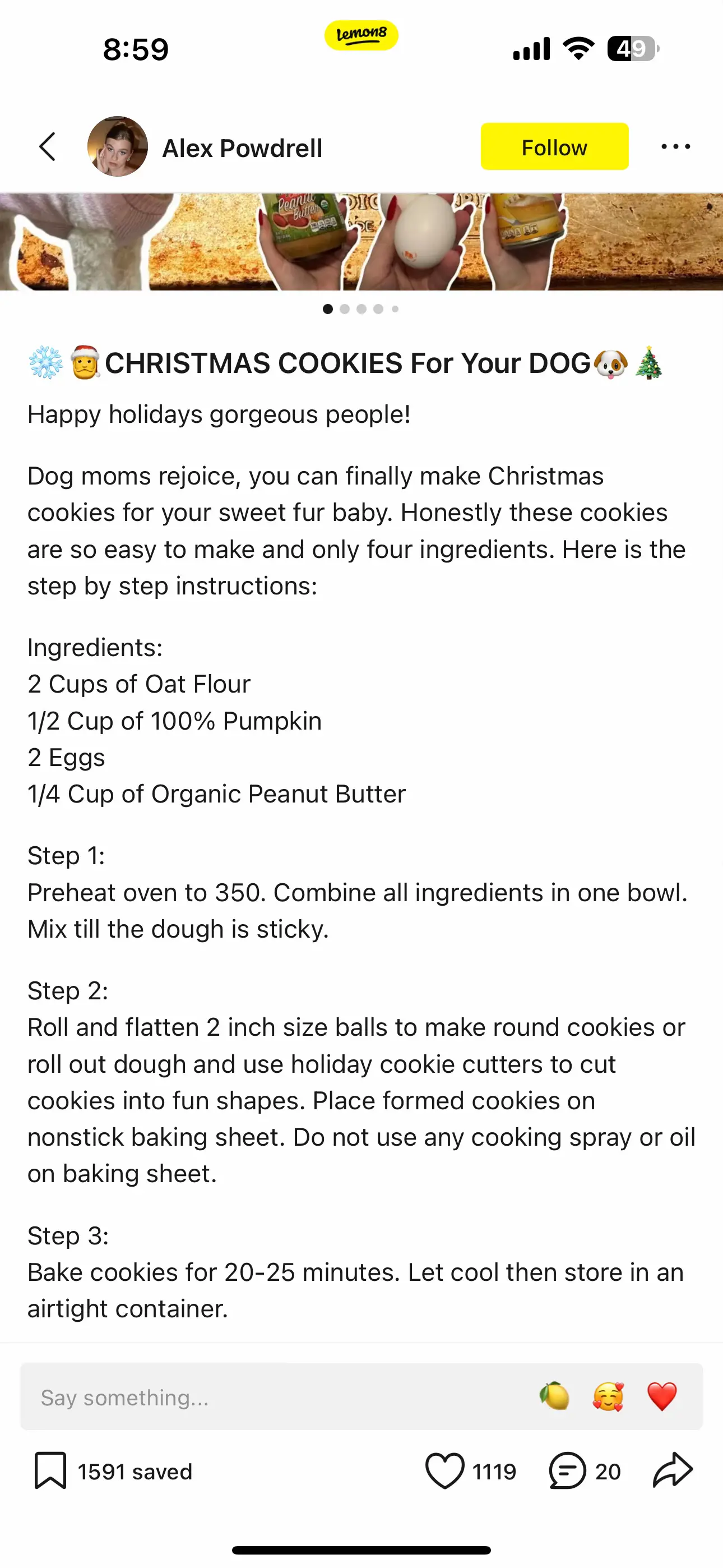 The best dog cookies Gallery posted by Zack Lemon8